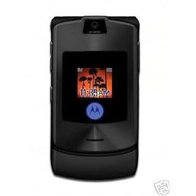 Motorola V3i Unlocked Cell Phone with MP3/Video Player, MicroSD Slot--International Version with Warranty (Black)