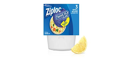 Ziploc Twist 'N Loc Containers, Small - 3 ct - 2 pk