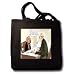 Londons Times Funny Dogs Cartoons - Upwardly Mobile Dogue De Bordeaux - Tote Bags