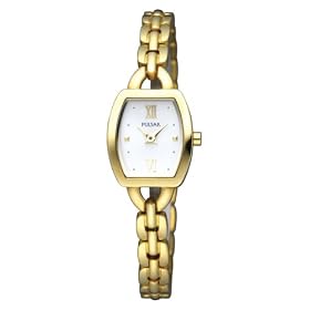 Pulsar - PJ5404X1 - Montre Femme - Quartz Analogique - Bracelet Or Jaune Dor�