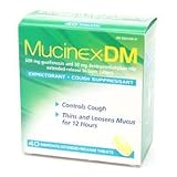 Mucinex DM Expectorant/Cough Suppressant, Extended-Release Bi-Layer Tablets, 40 tablets