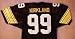 Levon Kirkland Autographed Pittsburgh Steelers Almost Authentic Jersey - Black