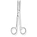 Stainless Steel Non Sterile Curved Mayo Scissor, 5-1/2" Length, for Single Use (Pack of 100)