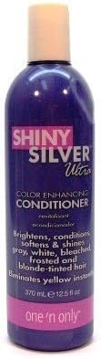 Shiny Silver Conditioner Ultra Color Enhancing 12.5 oz. # Onossc12 (3-Pack) with Free Nail File