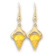 Womens Laser Cut Cubic Zirconia Earrings