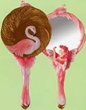 FLAMINGO FAIRY Fairies HAND MIRROR Great Gift