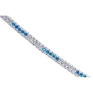 Bold and Beautiful 5.50 carats total weight Round Cut London Blue Topaz and... by