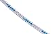 Bold and Beautiful 5.50 carats total weight Round Cut London Blue Topaz & White CZ Gemstone TennisBracelet in Sterling Silver