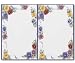 Masterpiece Pretty Pansies 2-up Invitation - 25 Sheets & 50 Invitations
