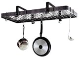 Enclume PR14WG-CP Premier Copper Four Point Oval Pot Rack with Grid 41.5-in.