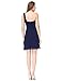 Ever Pretty One Shoulder Flowers Padded Ruffles Short Bridesmaid Dress 03535