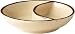 from Artisan Stoneware Collection Traditional Stoneware Crockery - Divided Dip / Sauce Dish 4  (10cm) (Box of 6) - individual and rustic stoneware for your home
