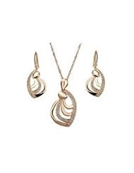 XiangGang ShaoGi 18k White Gold, Round Diamond Ball Fashion Sets, Silver - 18 inch