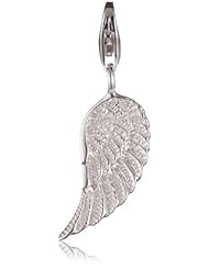 VINANI brand Germany 925 Sterling Silver Charm Pendant Wing small matte/shiny Angel HFLL