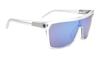 Click here to buy Spy Optic Flynn Sunglasses - Matte Clear - Grey Green w  Blue Spectra Lens by Spy.