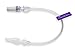 VYGON CMS-808-1 High Pressure Microbore Extension Set with Bonded Bionector and Purple Slide Clamp, 7" Length (Pack of 50)