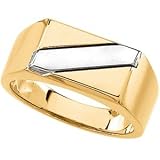 14K Two Tone Gold Men's Mounting