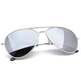 Pilotenbrille Pornobrille Original MasQline Sonnenbrille verspiegelt