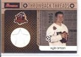 2005 Bowman Throwback Threads Jerseys #BRTKO Kyle Orton - Chicago Bears (Piece of Authentic Jersey ) (Football Cards)
