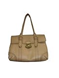 Woman's Eitenne Aigner Genuine Leather Venice Collection Handbag (Sand Lesan)