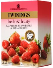 Twinings (UK) Infusion Raspberry, Strawberry & Loganberry 20 Tea Bags
