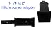 1-1/4 to 2 In Converter Trailer Hitch Receiver Adapter
