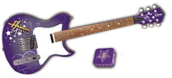 Toys: Washburn Hannah Montana 3/4 Electric Guitar and Mini Amp Package