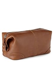 Leather Stitched Washbag