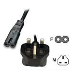 Belkin 2m UK to IEC C7 3 Amp (Figure of 8) Mains Power Cable