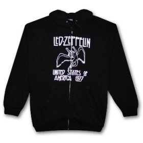 HD18 Led Zeppelin US Tour 1977 Zip-Up Hoodie
