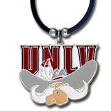UNLV Runnin Rebels Logo Pendant w/Rubber Cord - NCAA College Athletics Fan Shop Sports Team Merchandise