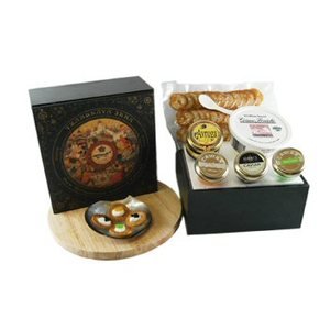 International Caviar Gift Set in Wooden Gift Box (Only $9.95 Overnight Shipping!) by JustCaviar