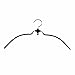 Evelots 6 Piece Metal Non Slip Rubber Coated Cascading Hanger