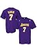 Los Angeles Lakers Lamar Odom Game Time Player Name and Number Tee, Size= Large