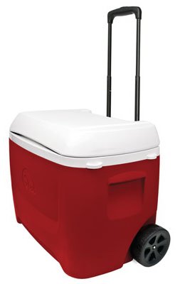 igloo round cooler on wheels