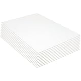 Pacon Foam Board, 20 x 30 Inches, 3/16-Inch Thick, White, 10 Sheets (5553)
