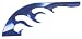 Custom Products Spyder Flame Drop Forward - Blue