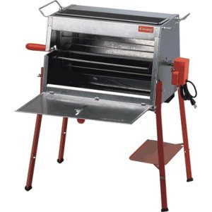 Rotisserie au charbon de bois en acier zingué BRESCIA