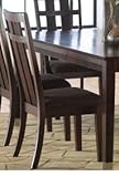 Sterling Side Chair In Deep Brown Cherry Finish by Standard Furniture