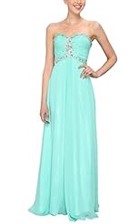 Sweetheart Crystal Lace Crystals Chiffon Empire   Waistline Cocktail Evening Dress/Homecoming Dress/Prom Dress 