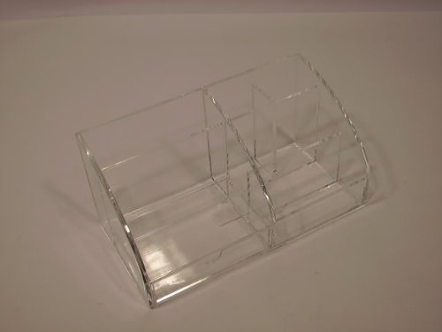 OSCO STRONG CLEAR ACRYLIC OFFICE DESK ORGANISER 