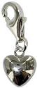 Chrysalis Sterling Silver Ladies' Heart Charm