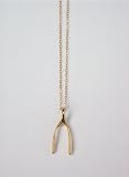 Jennifer Shon Wishbone Necklace