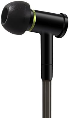 Aircom A1 Stereo Headphone for Apple iPod Touch, Nano, Shuffle, Mini, Classic Airtube Stereo Headset with HandsFree Microphone, Noise Isolating Earbud Tips, True Live Sound (Black)