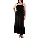 Women's Plus-Size Mossimo® Black: Ebony Sleeveless Maxi Dress