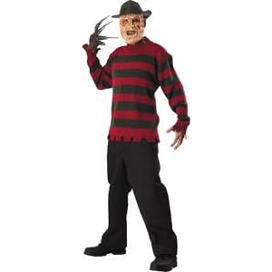 A Nightmare on Elm Street Freddy Krueger Sweater Deluxe Adult Costume,X-Large