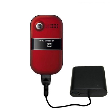 Emergency AA Battery Charge Extender for the Sony Ericsson z320a - Gomadic Brand w/ TipExchange Technology
