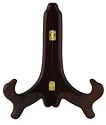 Asian Home D&eacute;cor & Gifts - 8" Chinese Rosewood Folding Plate Stand / Base #PS501