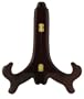 Asian Home D�cor & Gifts - 6" Chinese Rosewood Folding Plate Stand