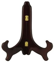 Asian Home Décor & Gifts - 6" Chinese Rosewood Folding Plate Stand / Base #PS501